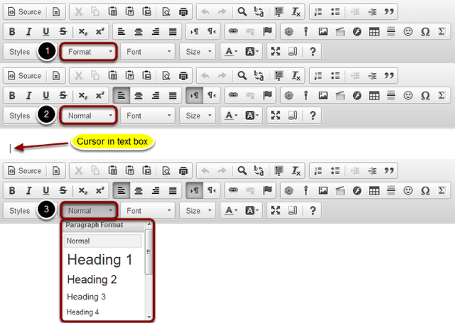 Steps to add Headings