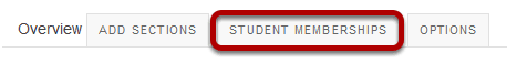 Click Student Memberships.
