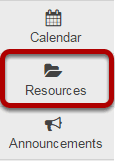 To access this tool, select Resources from the Tool Menu in Home.