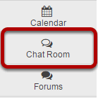 To access this tool, select Chat Room from the Tool Menu in your site.
